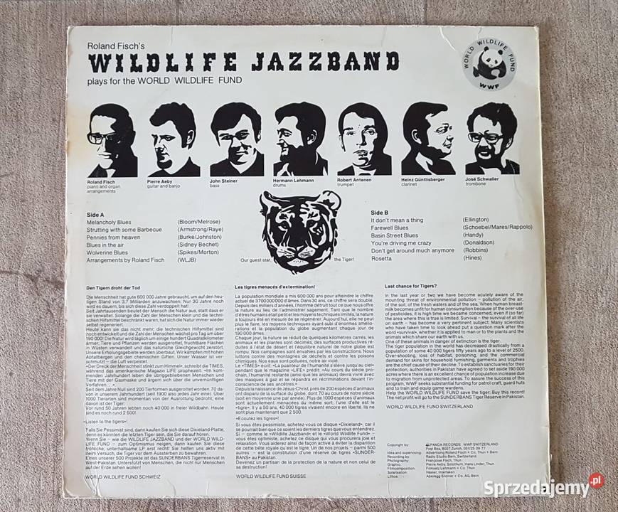 Listen To The Tigers Roland Fischs Wild Life Płyty i kasety Kudowa-Zdrój