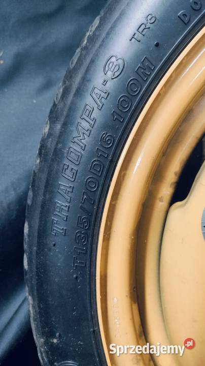 Koło dojazdowe r16 5x100 dolnośląskie Oława sprzedam