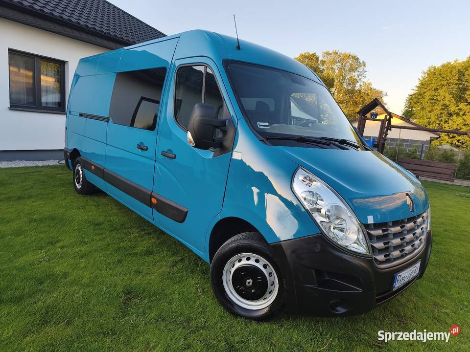 RENAULT MASTER L3H2 BRYGADÓWKA 6 OSÓB POLSKI