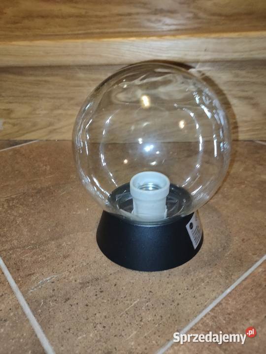 Lampa z okrągłym przeźroczystym kloszem 3 sztuki Bielsko-Biała