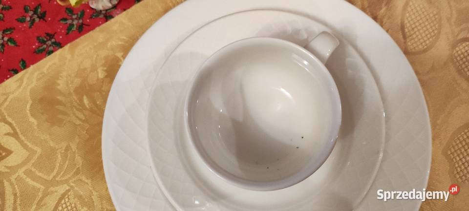 Zestaw śniadaniowy filiżanka porcelana Villeroy Wrocław sprzedam