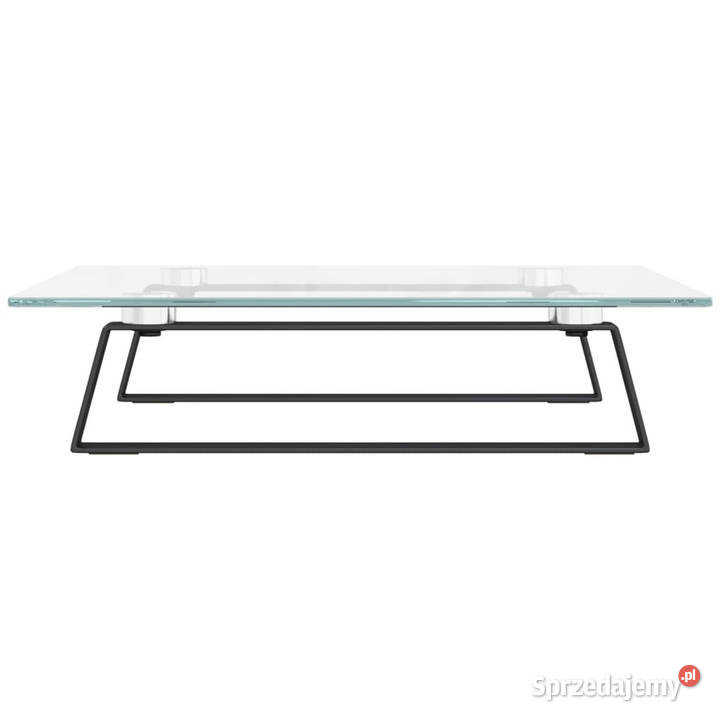 Podstawka pod monitor czarna 40x35x8 szkło mazowieckie Warszawa