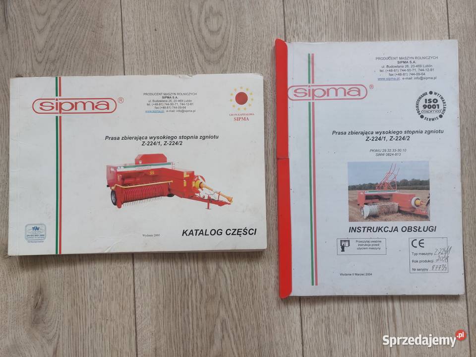 Prasa kostkująca Simpma Z 2241 Sulejów