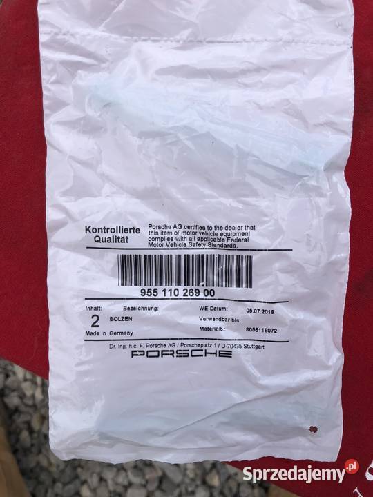 Bolce mocujące filtr Porsche Macan 95511026900 Kraśnik