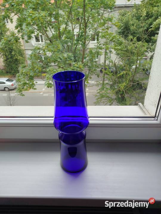 Wazon kobaltowy Dalia Horbowy z PRL opolskie Opole sprzedam