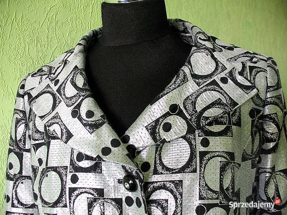 Żakiet elegancki marynarka 42 XL biust 100 czarny mazowieckie Siedlce