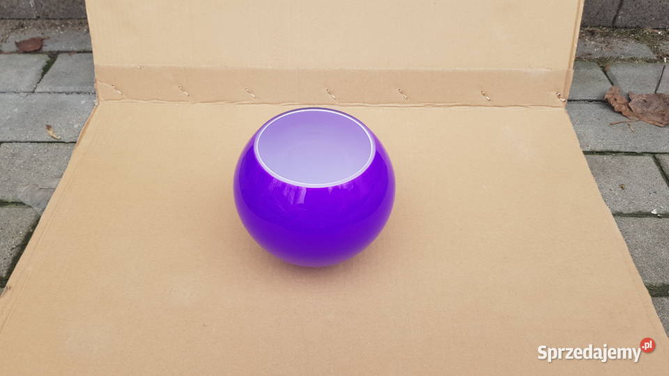 Klosz szklany KULA KULKA FIOLET POŁYSK 15 h13 mazowieckie Warszawa