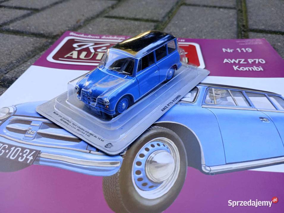 AWZ P70 KOMBI model deagostini 143 kultowe auta Antyki, Sztuka, Kolekcje mazowieckie Warszawa
