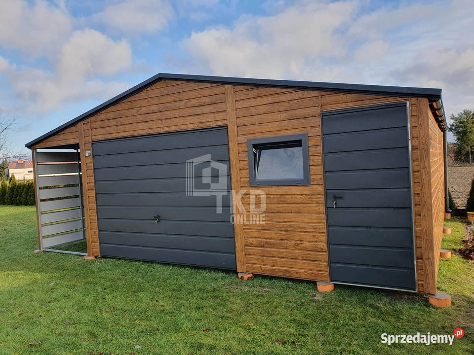 Garaż Blaszany 5x6 wiata 15x6 Brama okno drzwi lubuskie Gorzów Wielkopolski sprzedam