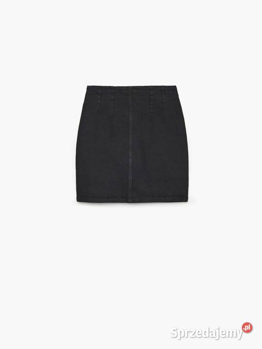 jeansowa spódnica z zamkiem Cropp Olkusz