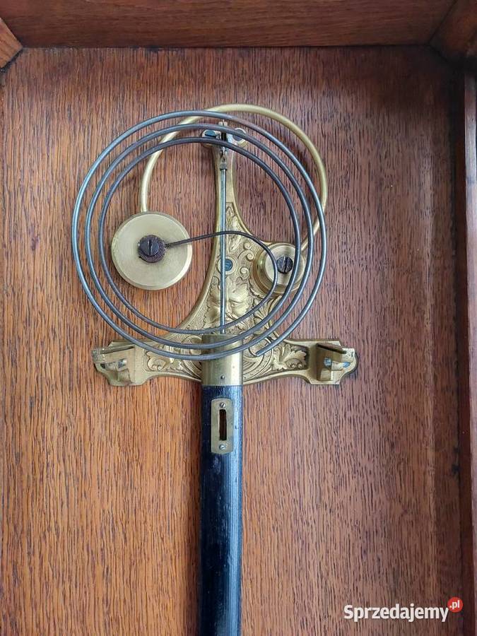 146 Zegar linkowy żyłkowy Lenzkirch 1898r tarcza Antyki, Sztuka, Kolekcje Tczew