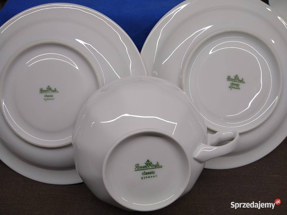 Serwis do herbaty Rosenthal Biała Maria Classic Kalisz sprzedam