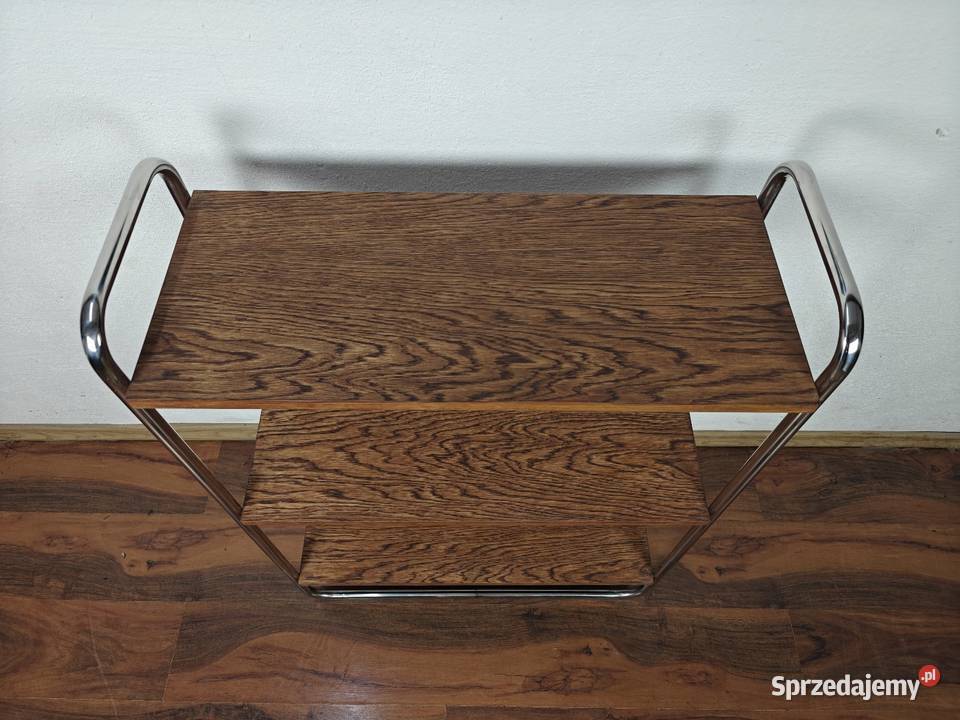 Regał pomocnik w stylu Bauhaus Dąb Chrom
Półki Warszawa