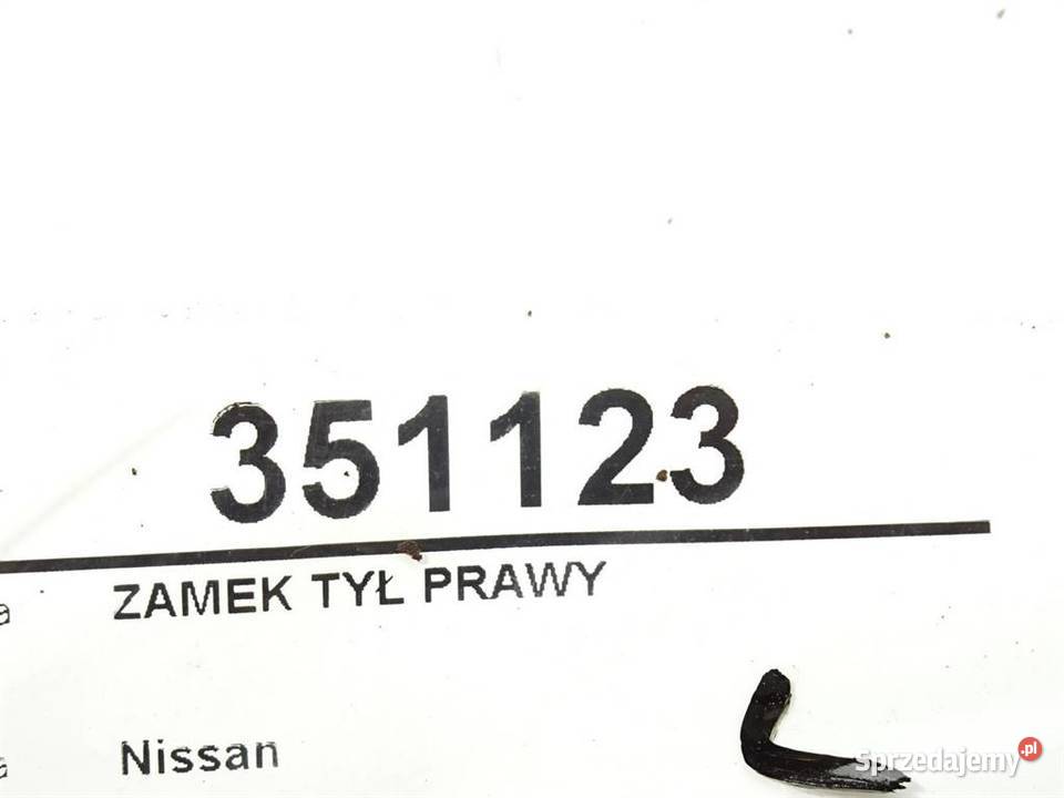 ZAMEK TYŁ PRAWY NISSAN MURANO Z50 SUV 0209 osobowe