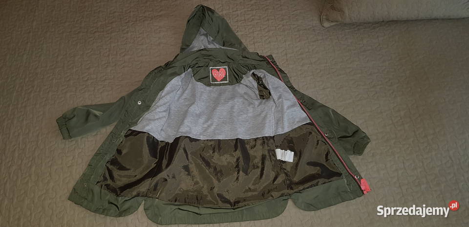 Cool Club płaszcz wiosenny dziewczęcy z kapturem Warszawa