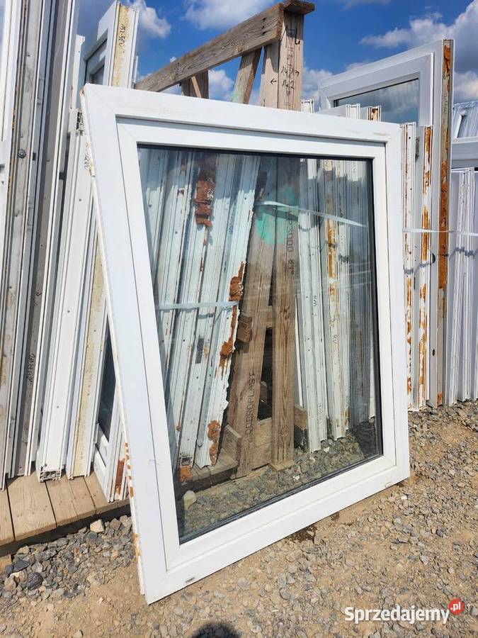 OKNO KacprzaK 114x139 OKNA Używane Plastikowe Okna ścienne Siedlce