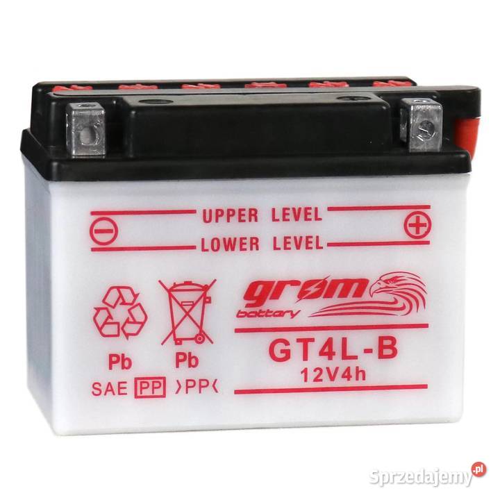 Akumulator motocyklowy GROM YB4LB 12V 4Ah 60A P Toruń sprzedam