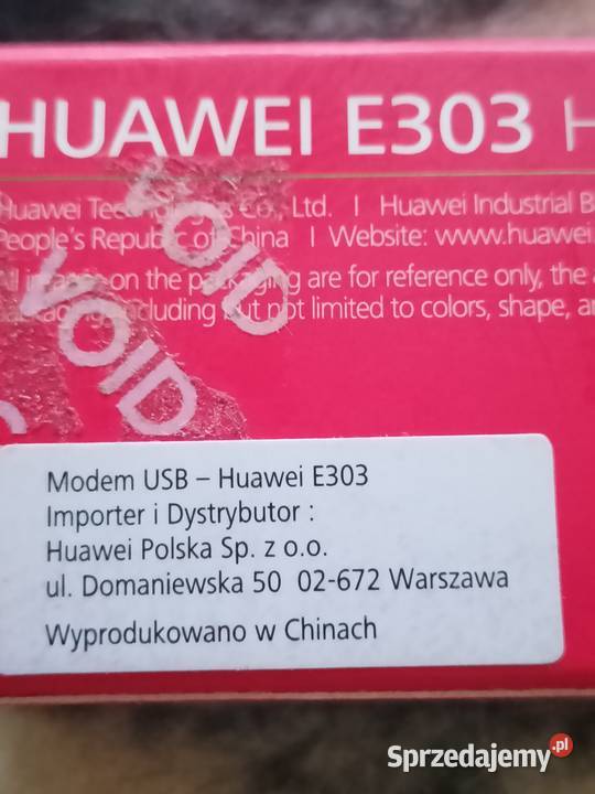 Modem Huawei E 303 USB Koszalin sprzedam