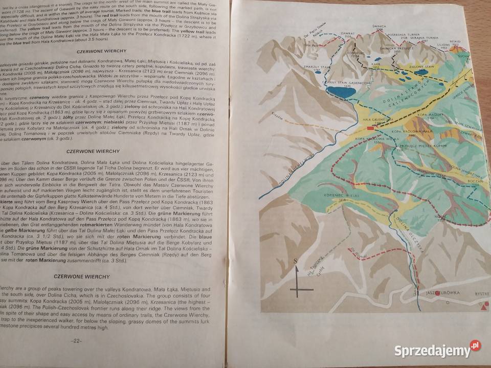Tatry Polskie Szlaki Turystyczne 1984 Wałbrzych