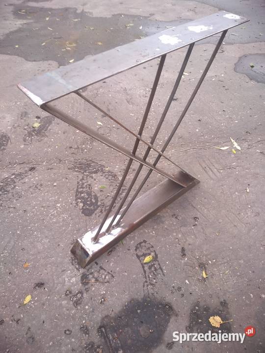 nogi stalowe do stołu loft industrial 75cm