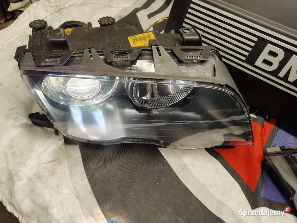 Bmw e46 sedan lampy przód Xenon Europa przed Aleksandrów Łódzki