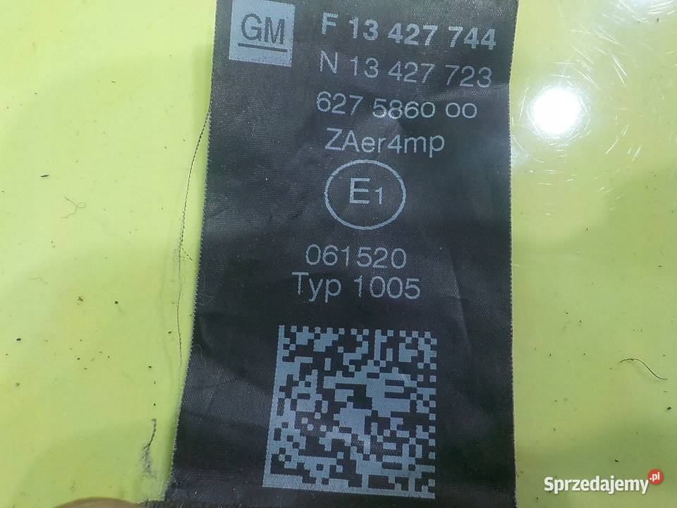 CORSA E 12 B 15r 3D pas bezpieczenstwa z mazowieckie Suków