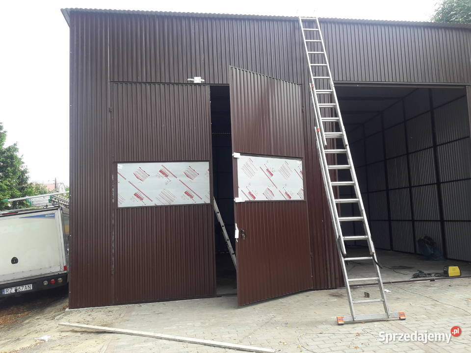 GARAŻ BLASZANY Garaże Blaszane Hala Magazynowa 64m2