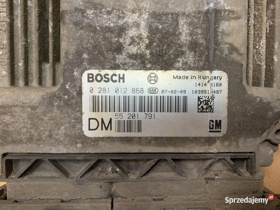 55201791 komputer sterownik silnika Opel Vectra Komputery zachodniopomorskie Szczecin