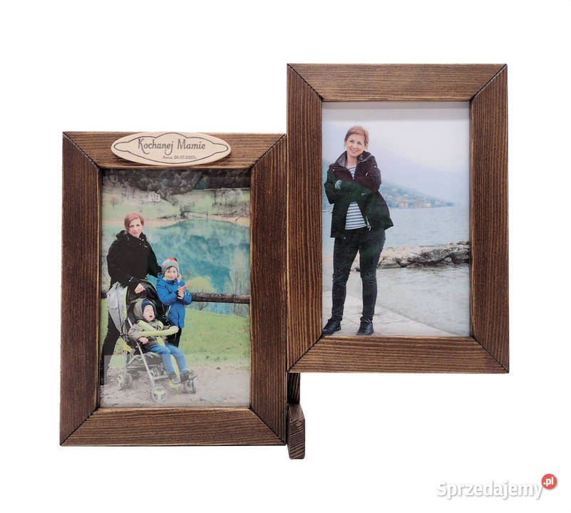 Ramka Na Zdjęcia 10x15 DREWNO Napis DEDYKACJA podlaskie Białystok