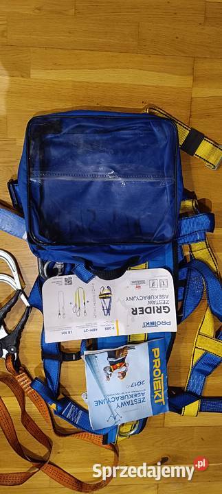 Zestaw Asekuracyjny GRIDER 5S Polskiej firmy Dąbrowa Górnicza