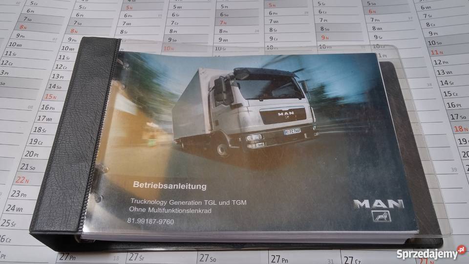 Instrukcja MAN Trucknology Generation TGL TGM Szamotuły