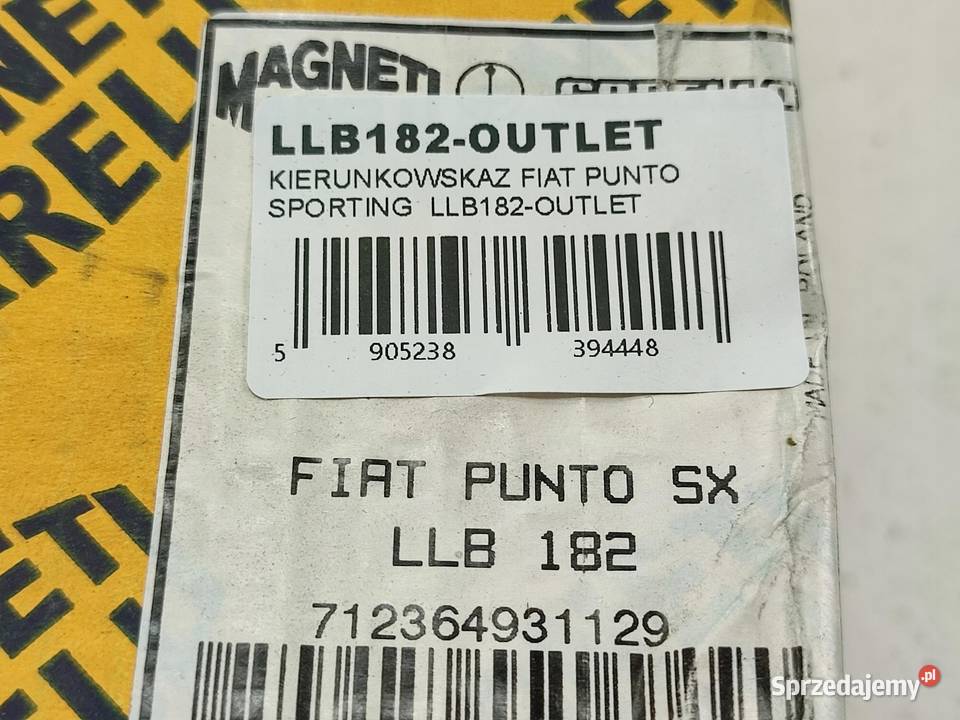 KIERUNKOWSKAZ LEWY PRZÓD FIAT PUNTO SPORTING