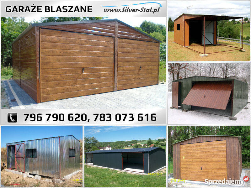 Garaż blaszany 3x4 ocynkowany garaż z samodzielny Nieruchomości lubelskie Biała Podlaska