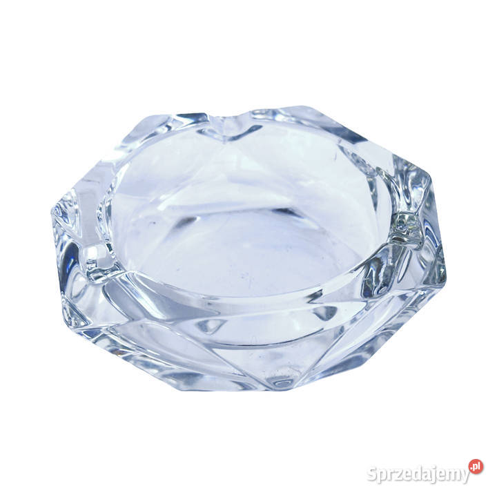 Szklana popielnica Bohemia Czechosłowacja lata Porcelana i szkło Warszawa