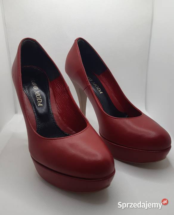 Czerwone Szpilki Damskie 39 inna Radom