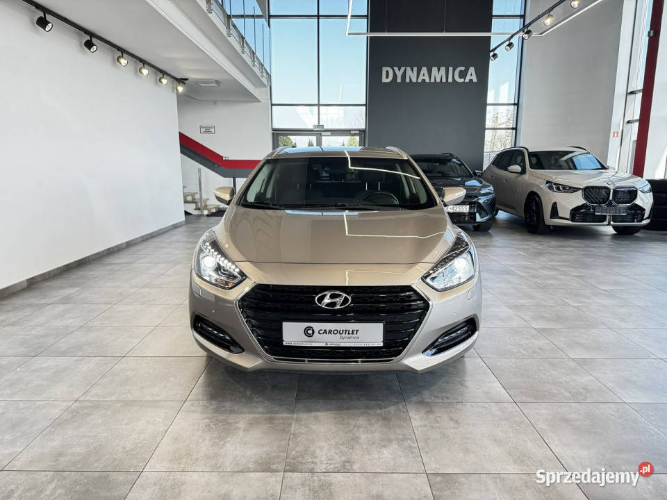 Hyundai i40 SW 17CRDI 141 DCT 2016 r salon światła przeciwmgielne małopolskie Myślenice