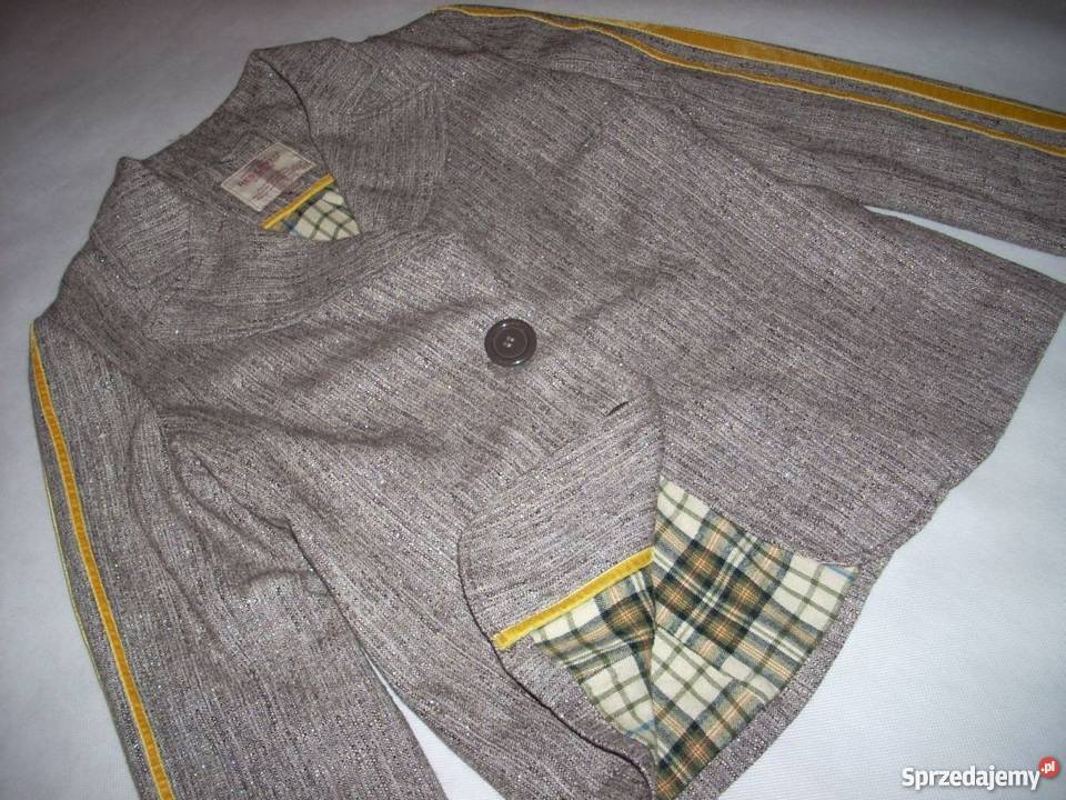 RESERVED Żakiet Marynarka melanż tweed ML Reserved Nowy Sącz