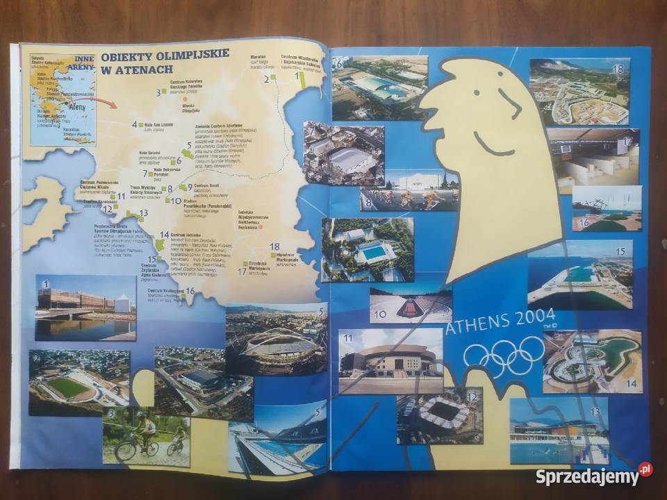 Skarb kibica igrzyska olimpijskie Ateny 2004 Książki i Podręczniki łódzkie Łódź