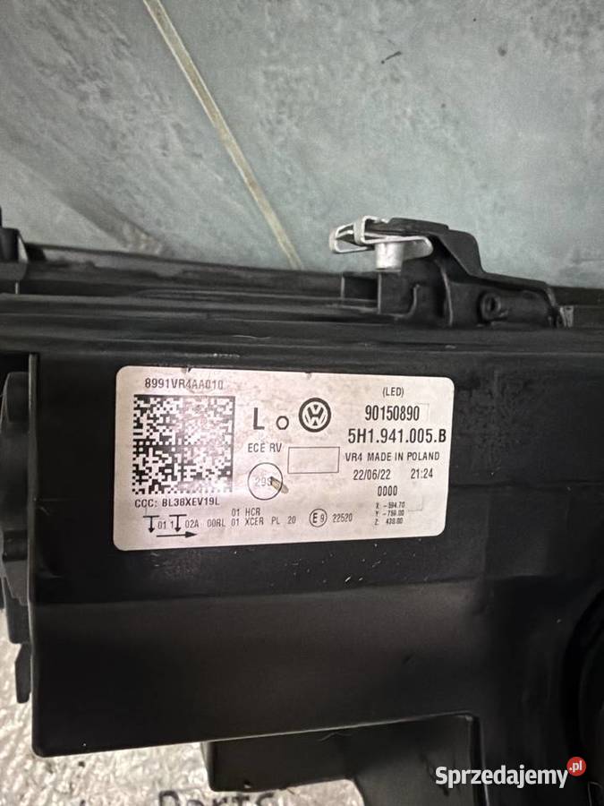 VW Golf VIII 8 Full Led przednia lewa lampa Lampy przednie Bielsko-Biała sprzedam
