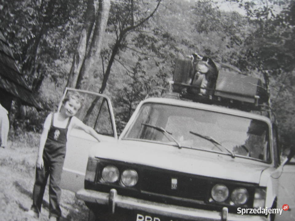 Fiat 125p stara fotografia auto motoryzacja Przemyśl