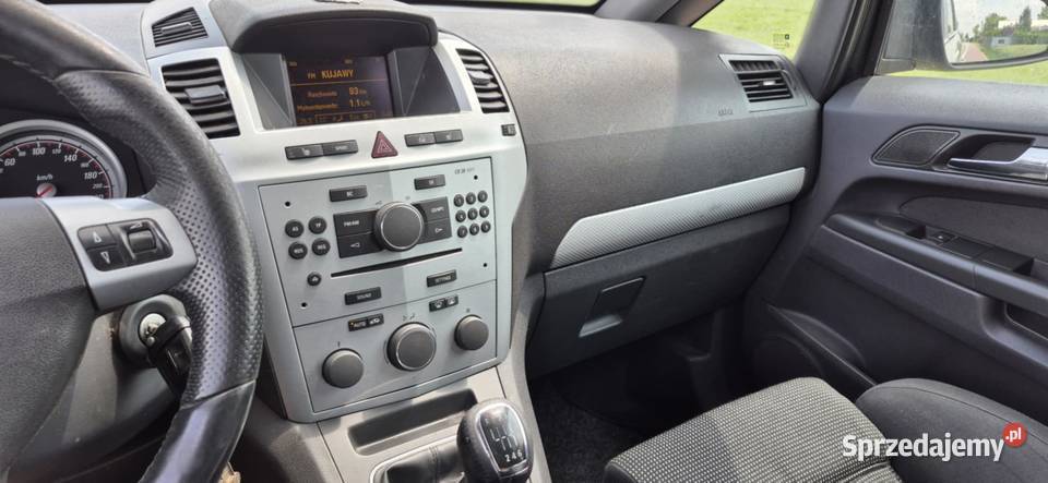 Opel Zafira B 19 CDTI 150 2007r OPC klima 7 os Brześć Kujawski