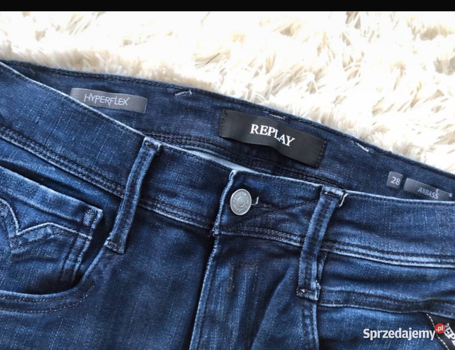 Spodnie męskie jeans Replay Męska