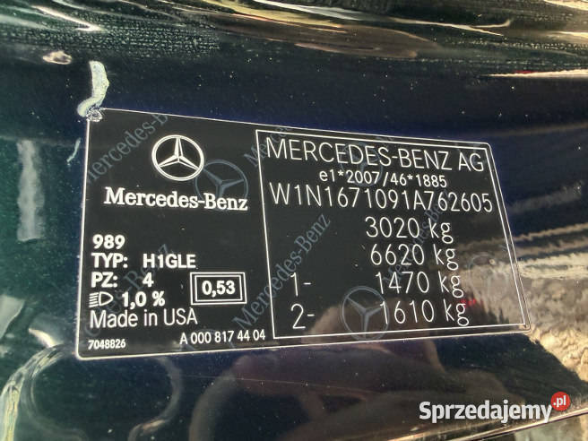 MERCEDESBENZ GLE 300 D 2022 199300 ccm 272 GLE Warszawa