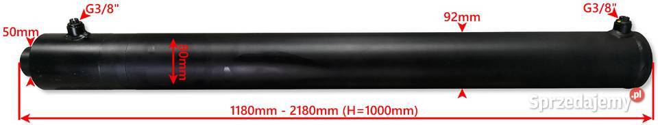 Siłownik Cylinder HYDRAULICZNY SMTG 80x50 SKOK Pozostałe Solec Kujawski
