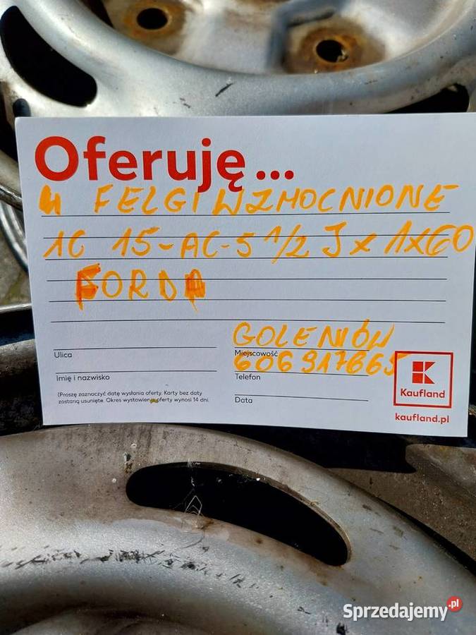 FELGI WZMOCNIONE Goleniów