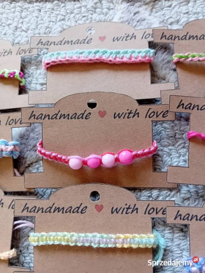 Bransoletki z muliny handmade Sieradz