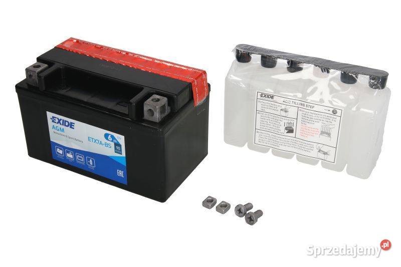 Akumulator Exide ETX7ABS pomorskie
