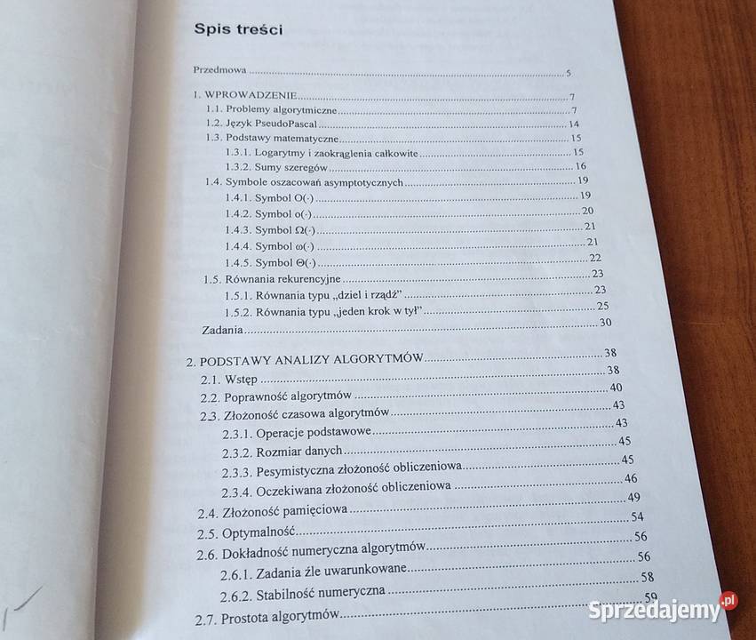 Łagodne wprowadzenie do analizy algorytmów Marek pomorskie Gdańsk