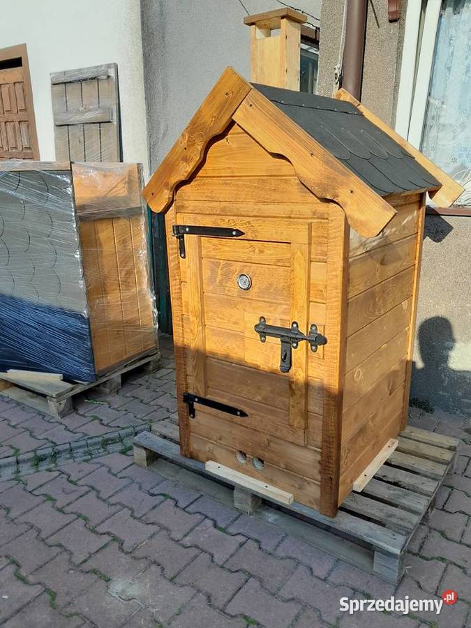 Wedzarka Wędzarnie drewniane duza Wąchock