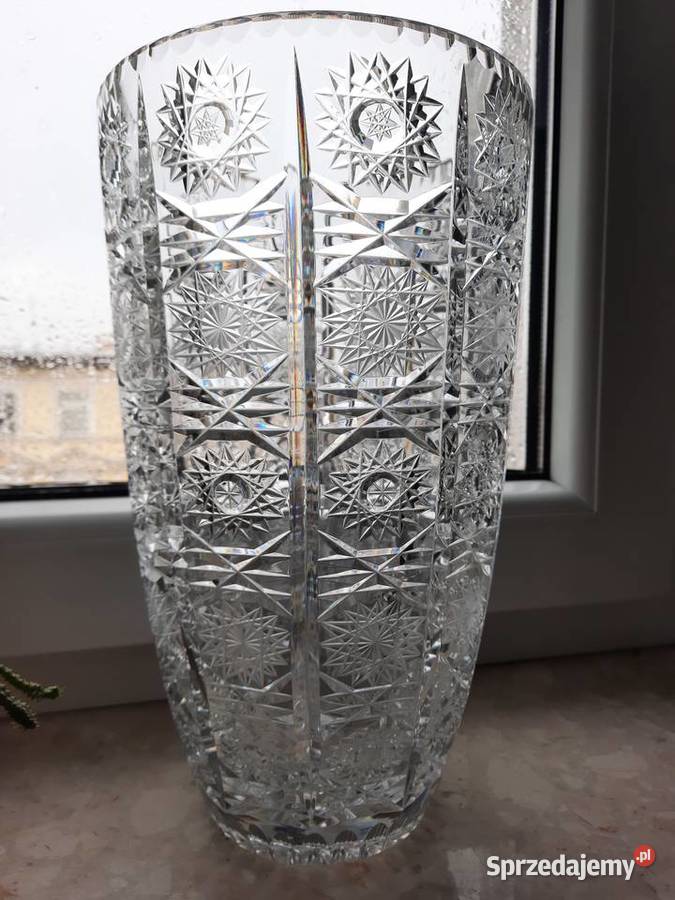 Wazon kryształowy przezroczysty Wrocław
